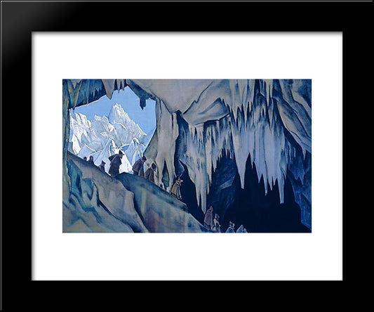 Underground Chud 20x24 Black Modern Wood Framed Art Print Poster by Roerich, Nicholas