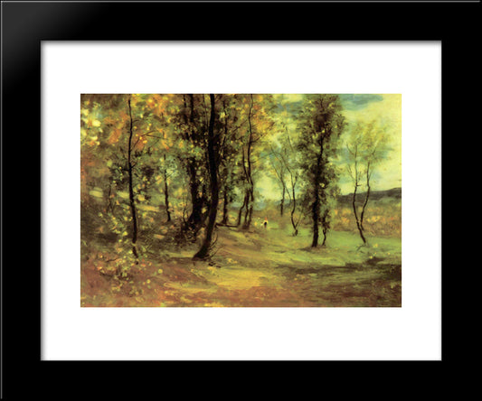 Clearing Back 20x24 Black Modern Wood Framed Art Print Poster by Grigorescu, Nicolae