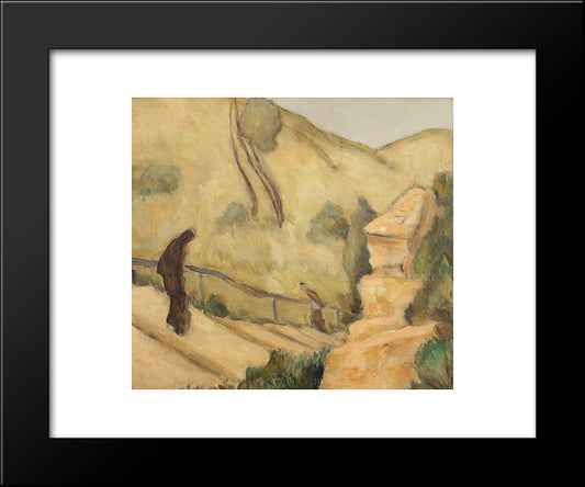 Sad Day In Balchik 20x24 Black Modern Wood Framed Art Print Poster by Tonitza, Nicolae