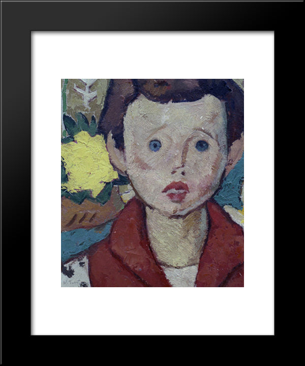 Unknown Title 20x24 Black Modern Wood Framed Art Print Poster by Tonitza, Nicolae