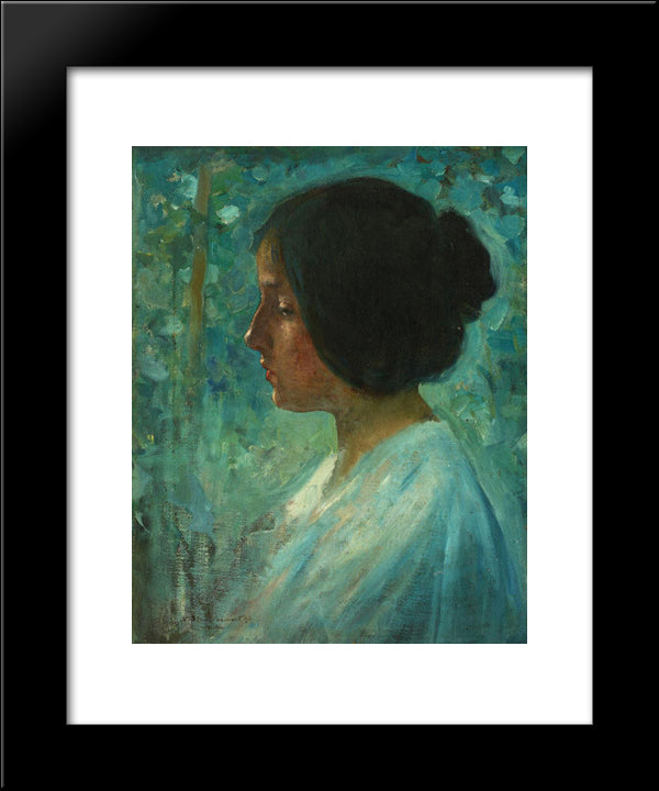 Dreaming 20x24 Black Modern Wood Framed Art Print Poster by Vermont, Nicolae