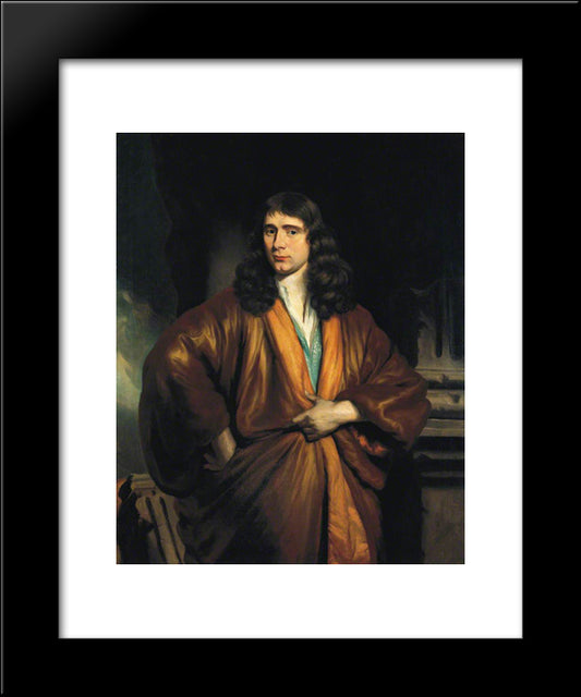 Thomas Sandys 20x24 Black Modern Wood Framed Art Print Poster by Maes, Nicolaes