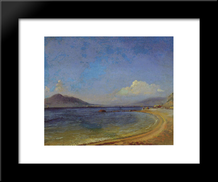 Bay. Vyko 20x24 Black Modern Wood Framed Art Print Poster by Ge, Nikolai