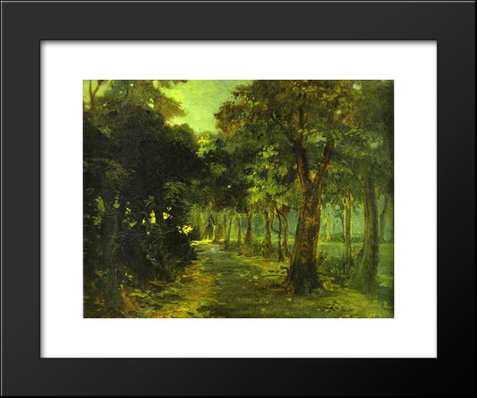 Florence. The Cascina Park 20x24 Black Modern Wood Framed Art Print Poster by Ge, Nikolai