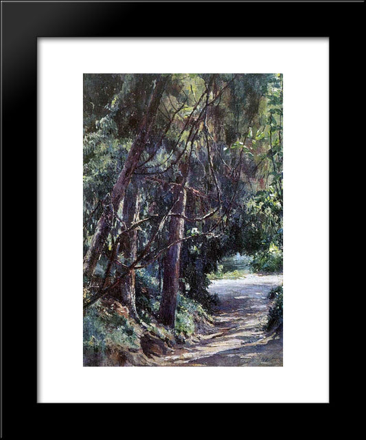 Old Park 20x24 Black Modern Wood Framed Art Print Poster by Ge, Nikolai