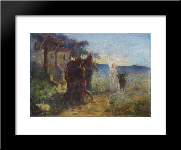 Return Of Tobias 20x24 Black Modern Wood Framed Art Print Poster by Ge, Nikolai