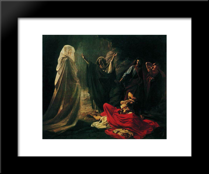 Witch Of Endor 20x24 Black Modern Wood Framed Art Print Poster by Ge, Nikolai