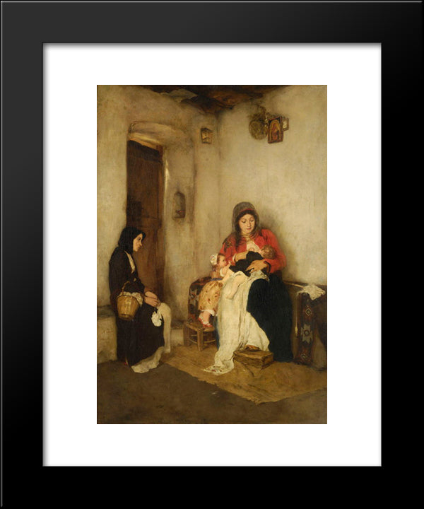 Step Mother 20x24 Black Modern Wood Framed Art Print Poster by Gyzis, Nikolaos