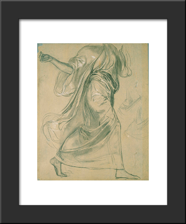 The Apotheosis Of Bavaria, Study 20x24 Black Modern Wood Framed Art Print Poster by Gyzis, Nikolaos