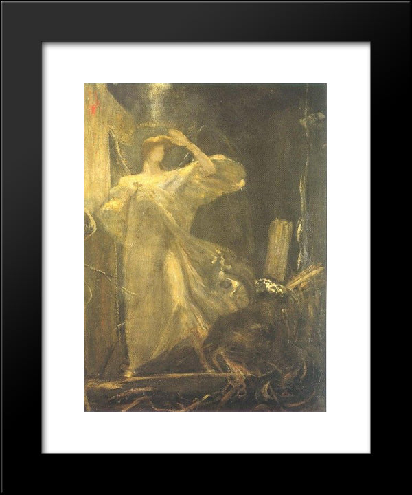The Triumph Of Religion 20x24 Black Modern Wood Framed Art Print Poster by Gyzis, Nikolaos