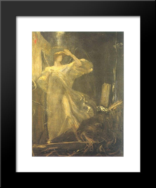 The Triumph Of Religion 20x24 Black Modern Wood Framed Art Print Poster by Gyzis, Nikolaos
