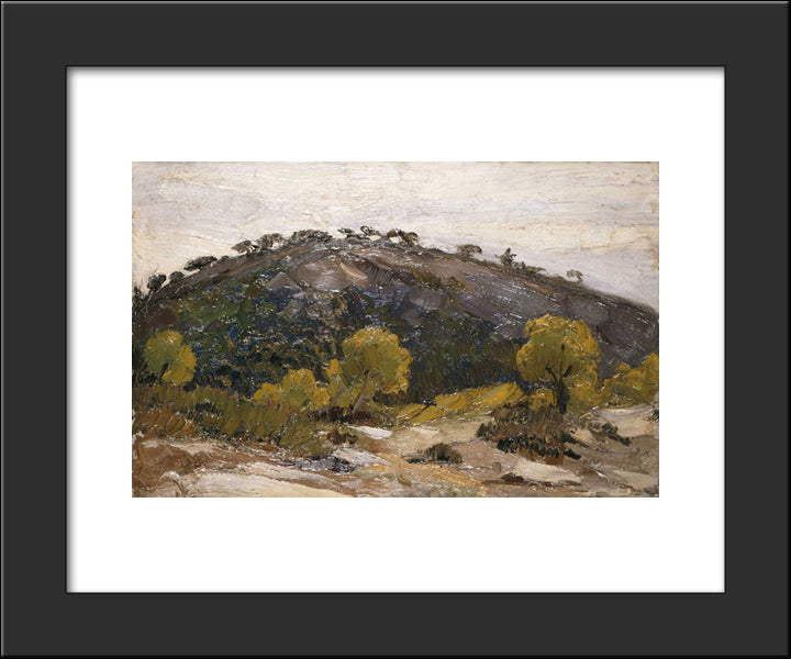 Hillside 20x24 Black Modern Wood Framed Art Print Poster by Lytras, Nikolaos