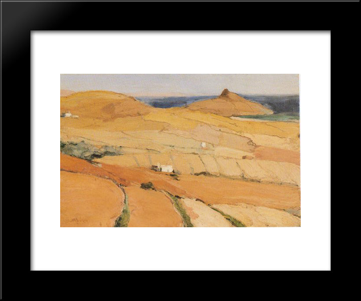 Landscape Of Tinos 20x24 Black Modern Wood Framed Art Print Poster by Lytras, Nikolaos
