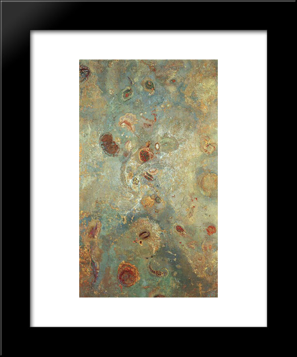 Underwater Vision 20x24 Black Modern Wood Framed Art Print Poster by Redon, Odilon