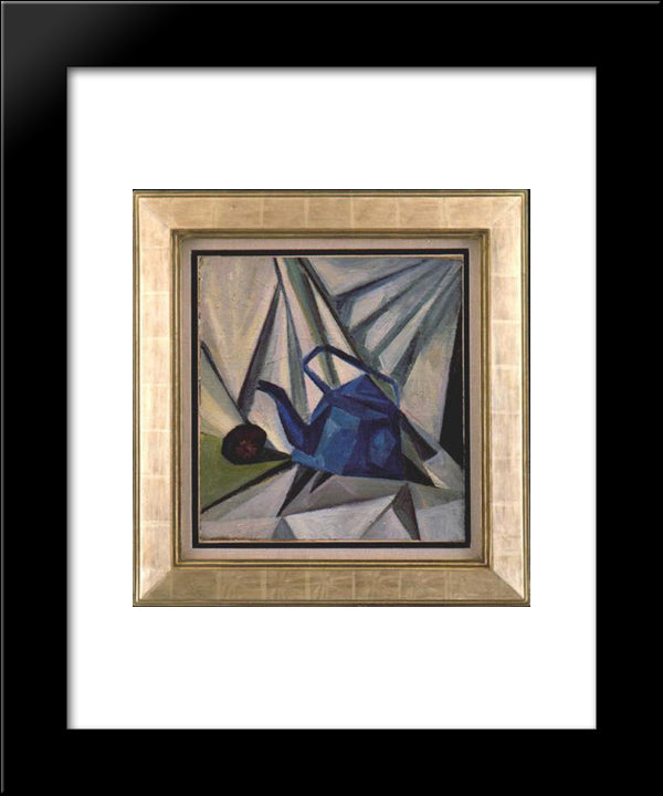 Tea Kettle 20x24 Black Modern Wood Framed Art Print Poster by Bogomazov, Oleksandr