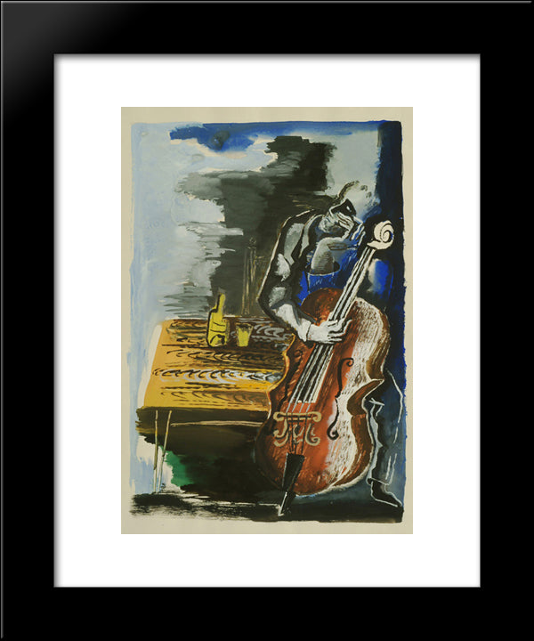 Inspiration 20x24 Black Modern Wood Framed Art Print Poster by Zadkine, Ossip