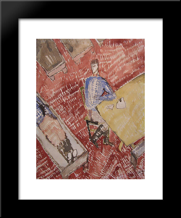 Untitled 20x24 Black Modern Wood Framed Art Print Poster by Zadkine, Ossip