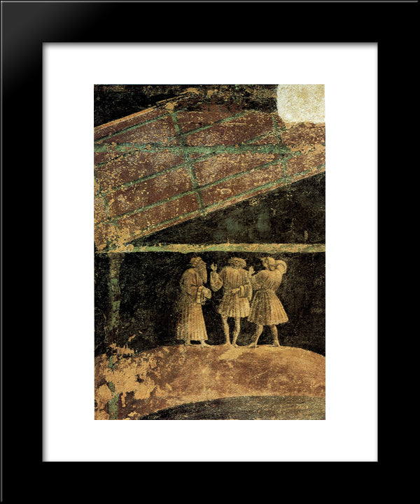 Adoration Of The Child 20x24 Black Modern Wood Framed Art Print Poster by Uccello, Paolo