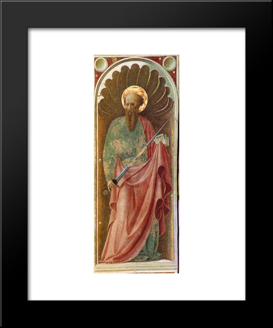 St.Paul 20x24 Black Modern Wood Framed Art Print Poster by Uccello, Paolo