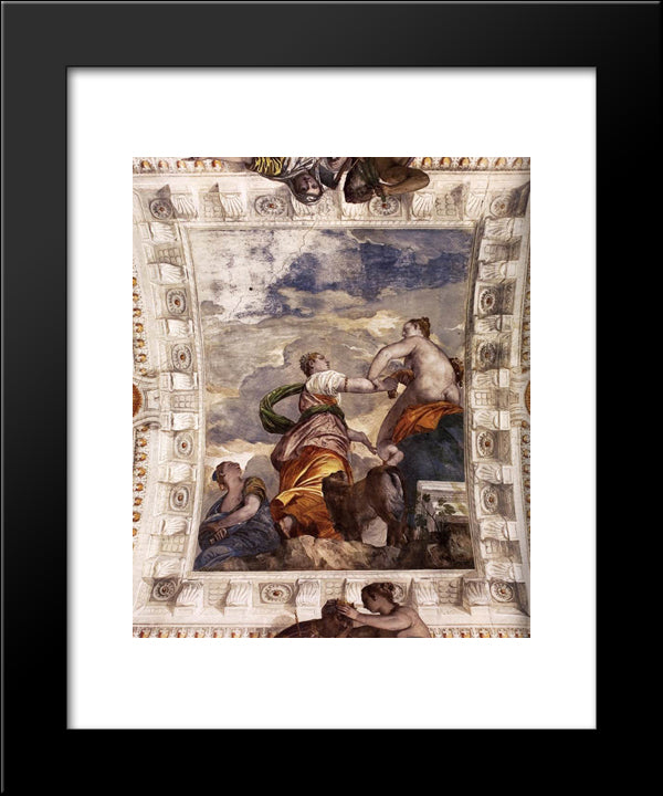 Fortune 20x24 Black Modern Wood Framed Art Print Poster by Veronese, Paolo