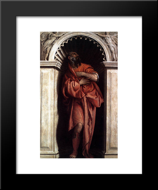 Plato 20x24 Black Modern Wood Framed Art Print Poster by Veronese, Paolo