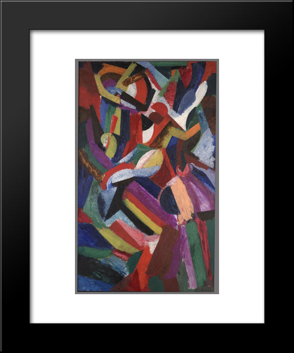 Composition Iii 20x24 Black Modern Wood Framed Art Print Poster by Bruce, Patrick Henry