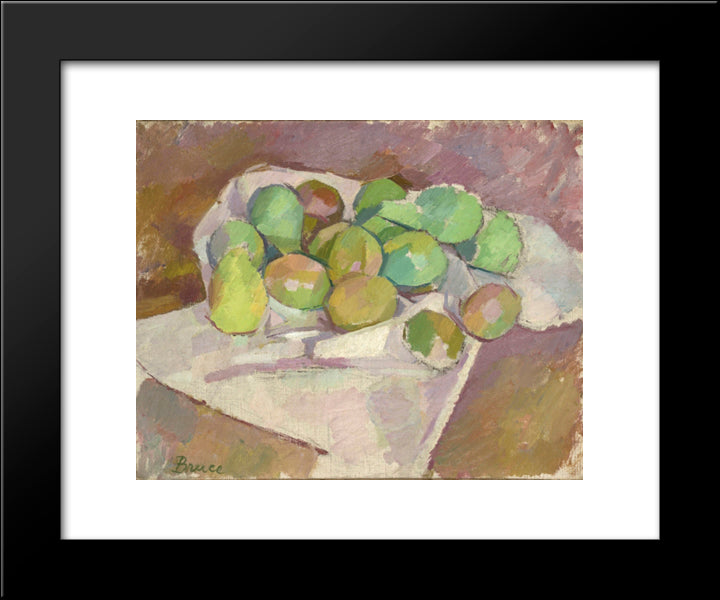 Plums 20x24 Black Modern Wood Framed Art Print Poster by Bruce, Patrick Henry
