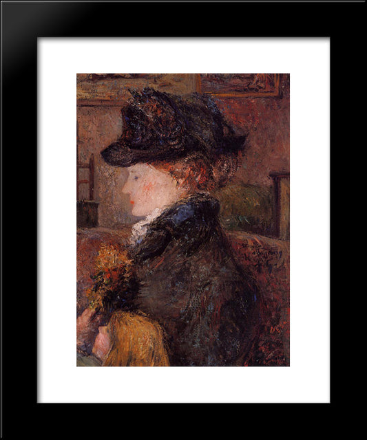 Ingeborg Thaulow 20x24 Black Modern Wood Framed Art Print Poster by Gauguin, Paul