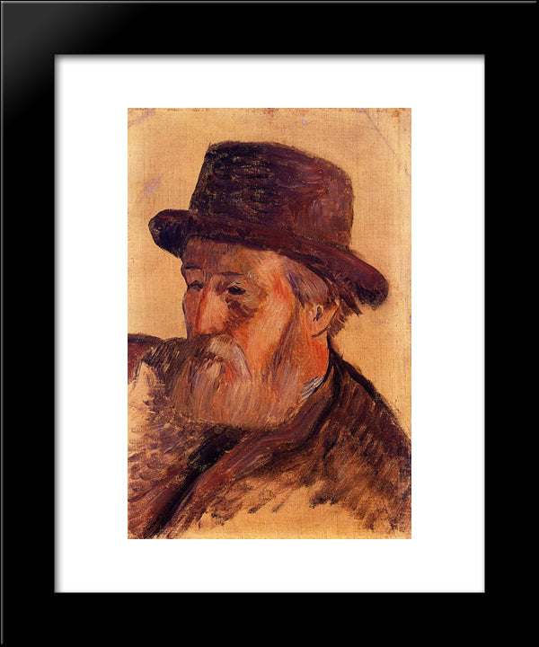 Portrait Of Isidore Gauguin 20x24 Black Modern Wood Framed Art Print Poster by Gauguin, Paul