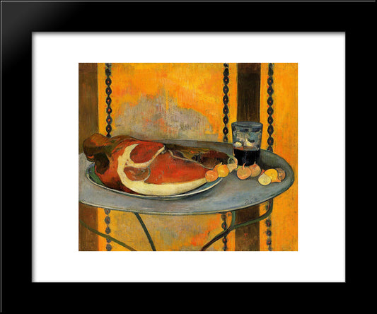 The Ham 20x24 Black Modern Wood Framed Art Print Poster by Gauguin, Paul