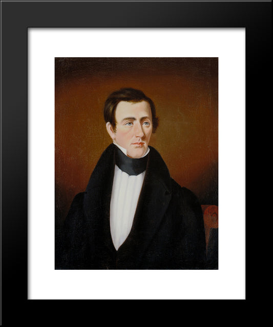 Freeman Schermerhorn Clench 20x24 Black Modern Wood Framed Art Print Poster by Kane, Paul