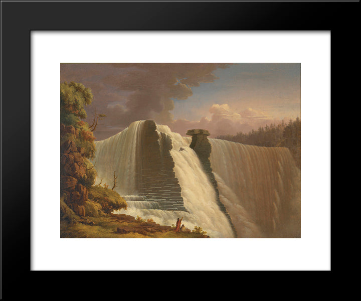 The Cackabakah Falls 20x24 Black Modern Wood Framed Art Print Poster by Kane, Paul