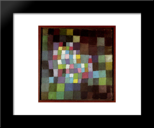 Abstraction With Reference To A Flowering Tree 20x24 Black Modern Wood Framed Art Print Poster by Klee, Paul