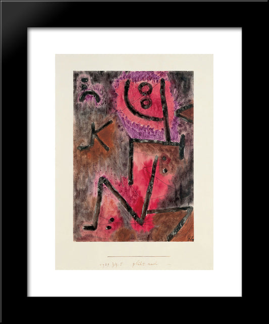 After Annealing  20x24 Black Modern Wood Framed Art Print Poster by Klee, Paul