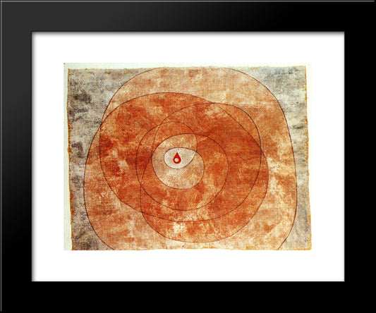 At The Core 20x24 Black Modern Wood Framed Art Print Poster by Klee, Paul