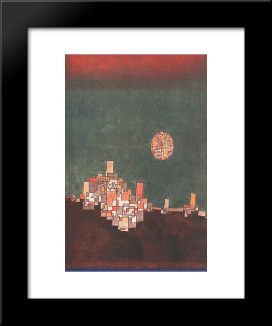 Chosen Site 20x24 Black Modern Wood Framed Art Print Poster by Klee, Paul