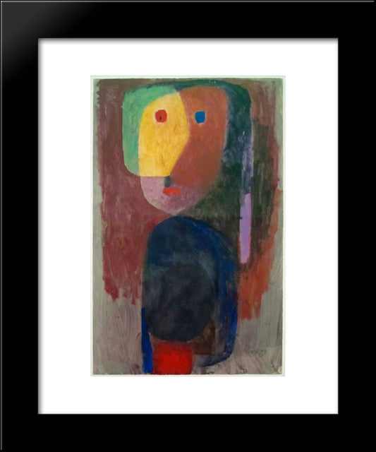 Evening Shows 20x24 Black Modern Wood Framed Art Print Poster by Klee, Paul