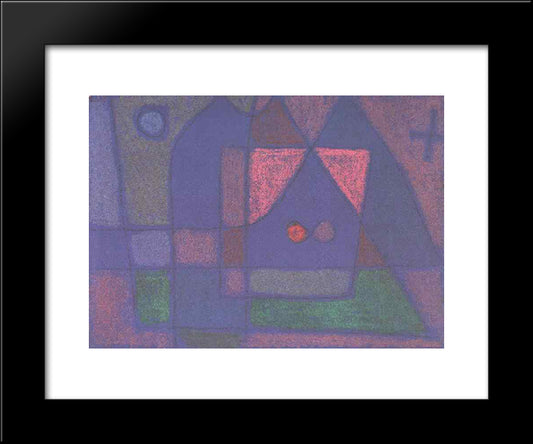 Small Room In Venice 20x24 Black Modern Wood Framed Art Print Poster by Klee, Paul