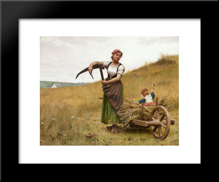 Adoration 20x24 Black Modern Wood Framed Art Print Poster by Peel, Paul