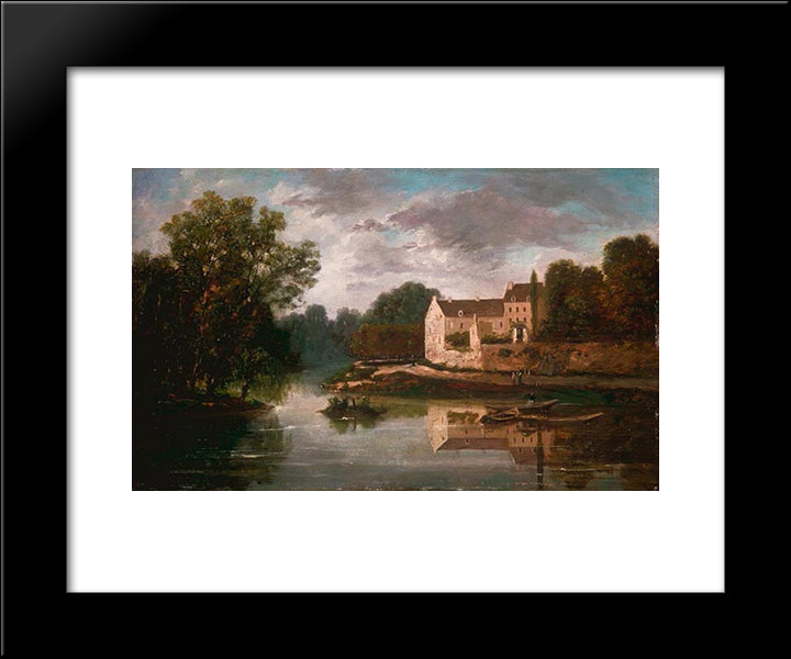 Landscape 20x24 Black Modern Wood Framed Art Print Poster by Peel, Paul