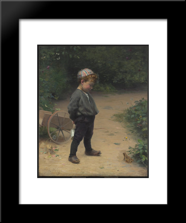 The Young Biologist 20x24 Black Modern Wood Framed Art Print Poster by Peel, Paul