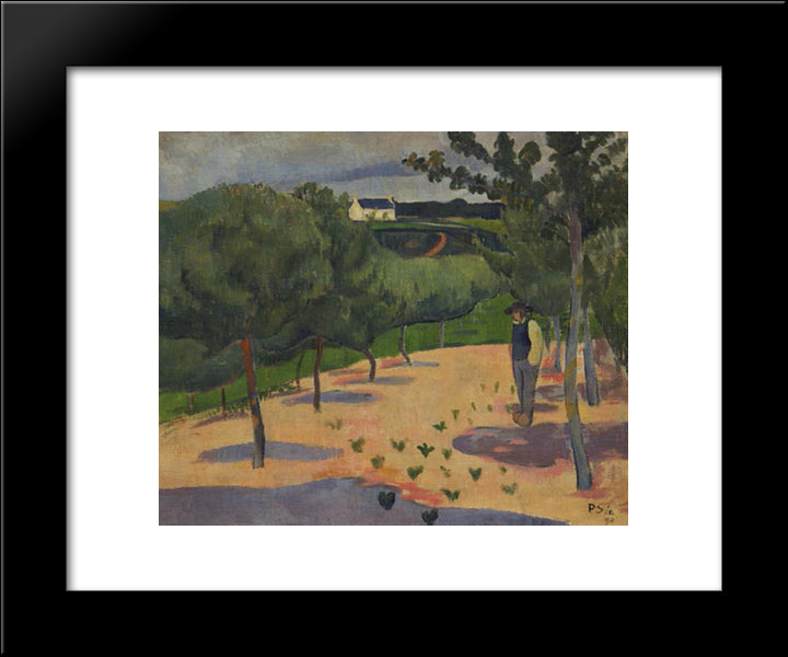 Spring 20x24 Black Modern Wood Framed Art Print Poster by Serusier, Paul