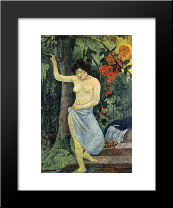 Susanna And The Elders 20x24 Black Modern Wood Framed Art Print Poster by Serusier, Paul