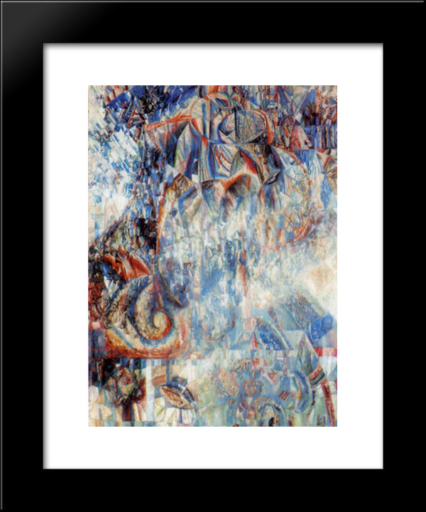 Formula Of The Cosmos 20x24 Black Modern Wood Framed Art Print Poster by Filonov, Pavel