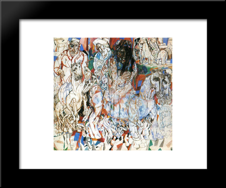 Magi 20x24 Black Modern Wood Framed Art Print Poster by Filonov, Pavel