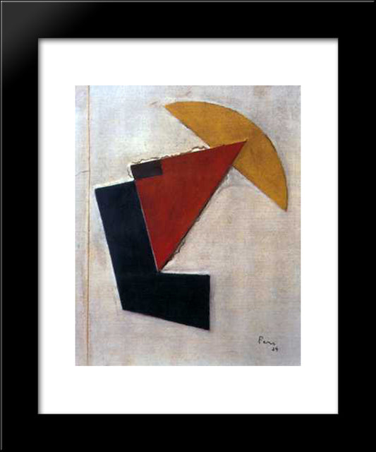 Cim Nelkul 20x24 Black Modern Wood Framed Art Print Poster by Peri, Peter Laszlo