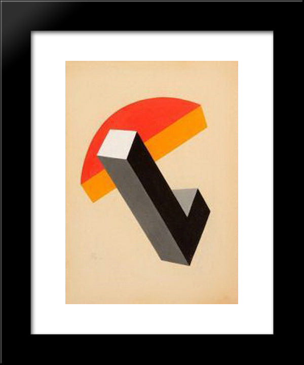 Hasabok 20x24 Black Modern Wood Framed Art Print Poster by Peri, Peter Laszlo