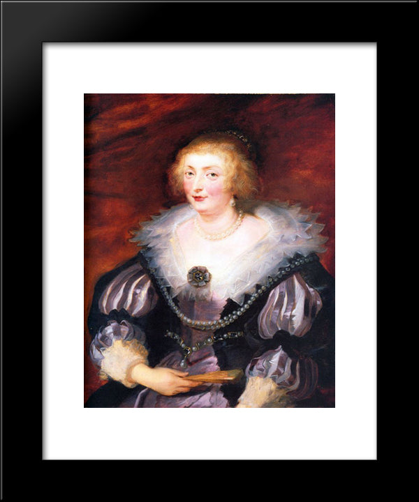 Catherine Manners, Duchess Of Buckingham 20x24 Black Modern Wood Framed Art Print Poster by Rubens, Peter Paul