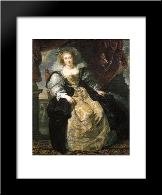 Helena Fourment 20x24 Black Modern Wood Framed Art Print Poster by Rubens, Peter Paul