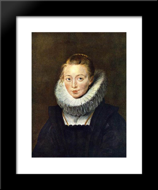 Infanta Isabella, The Ruler Of The Netherlands 20x24 Black Modern Wood Framed Art Print Poster by Rubens, Peter Paul